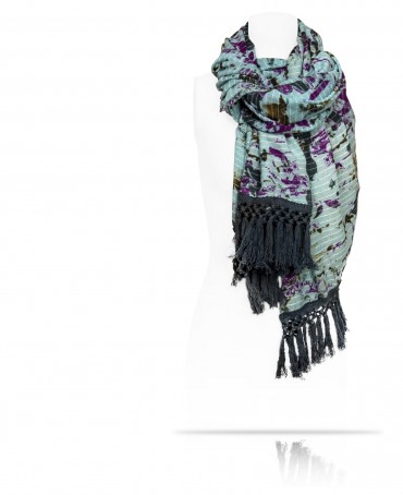 Палантин Унисекс W.FR240-PRINTEMPS/LILAS